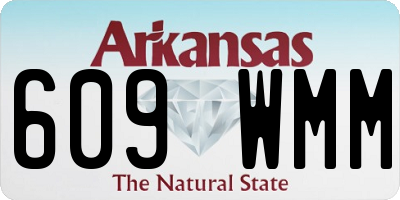 AR license plate 609WMM