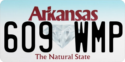 AR license plate 609WMP