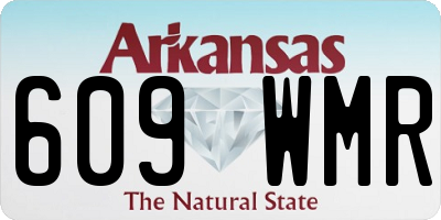 AR license plate 609WMR