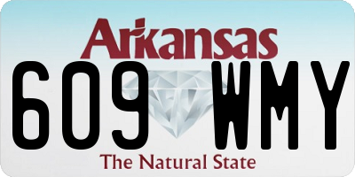 AR license plate 609WMY