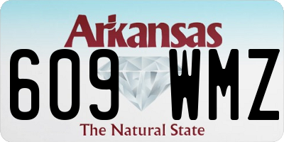 AR license plate 609WMZ