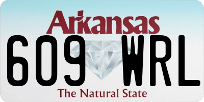 AR license plate 609WRL
