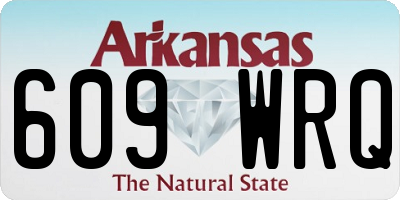 AR license plate 609WRQ