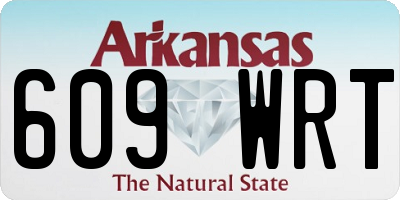AR license plate 609WRT