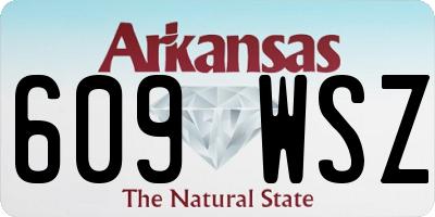AR license plate 609WSZ