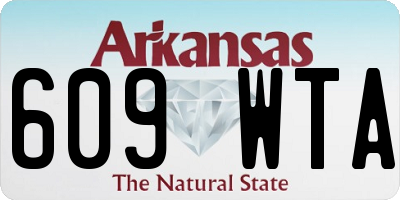 AR license plate 609WTA