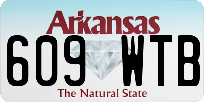 AR license plate 609WTB