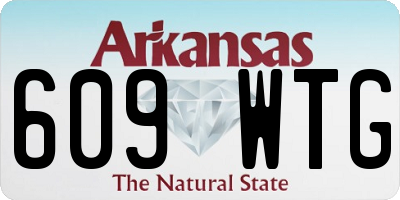 AR license plate 609WTG