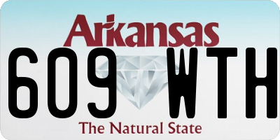 AR license plate 609WTH
