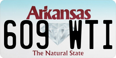 AR license plate 609WTI