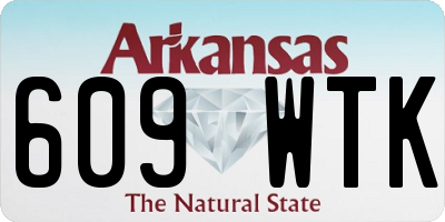 AR license plate 609WTK