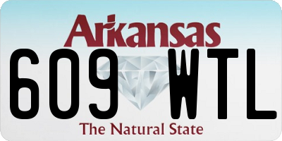 AR license plate 609WTL