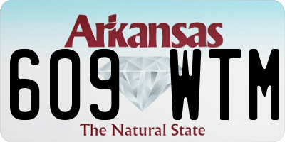 AR license plate 609WTM