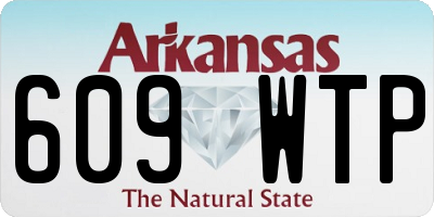 AR license plate 609WTP
