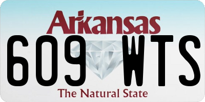 AR license plate 609WTS