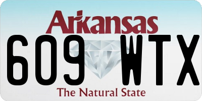 AR license plate 609WTX