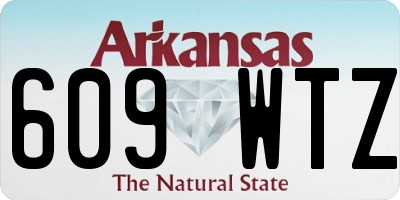 AR license plate 609WTZ