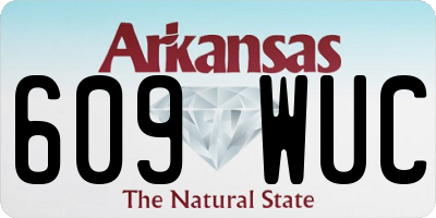 AR license plate 609WUC