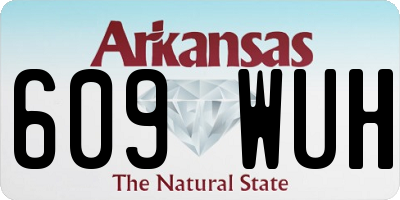 AR license plate 609WUH