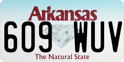 AR license plate 609WUV