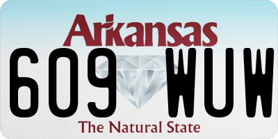 AR license plate 609WUW