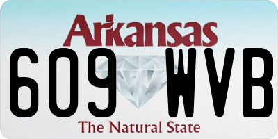 AR license plate 609WVB