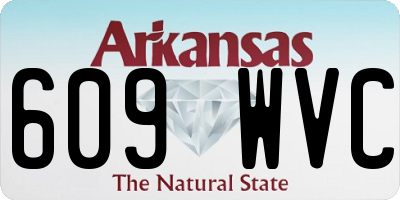AR license plate 609WVC