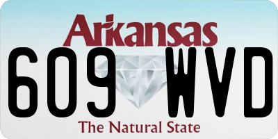 AR license plate 609WVD