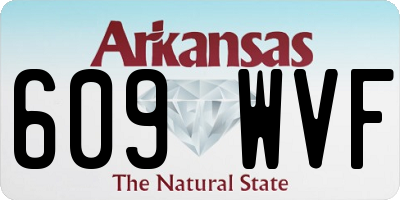 AR license plate 609WVF
