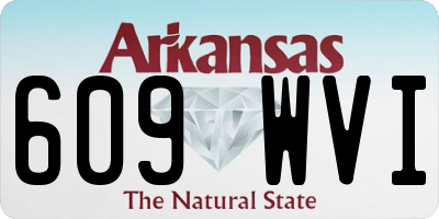 AR license plate 609WVI