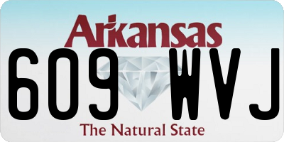 AR license plate 609WVJ