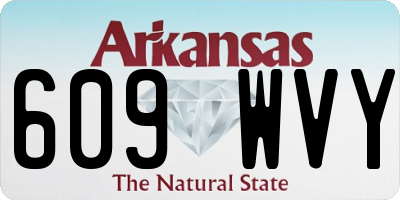 AR license plate 609WVY