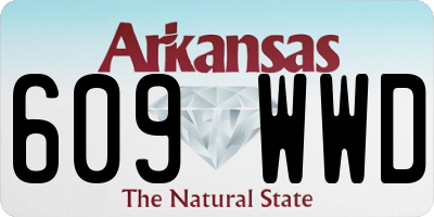 AR license plate 609WWD