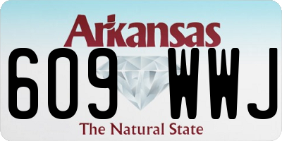 AR license plate 609WWJ