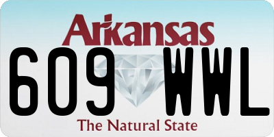 AR license plate 609WWL