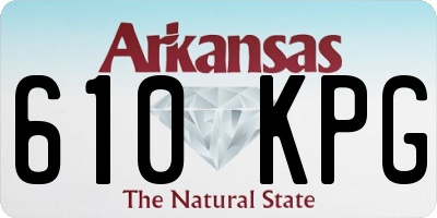 AR license plate 610KPG