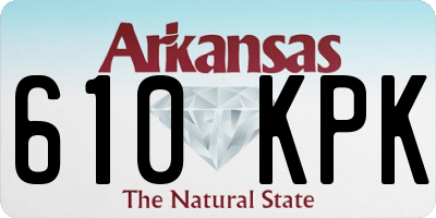 AR license plate 610KPK