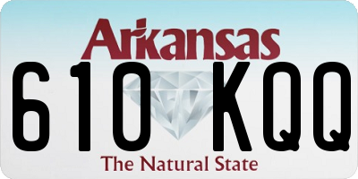 AR license plate 610KQQ