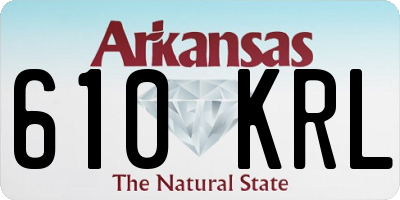 AR license plate 610KRL