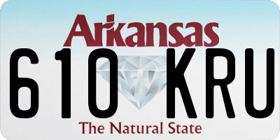AR license plate 610KRU
