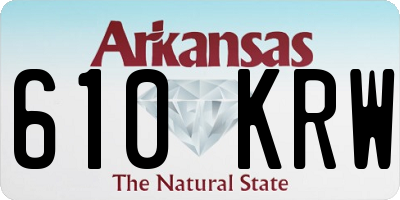 AR license plate 610KRW