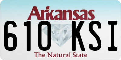 AR license plate 610KSI