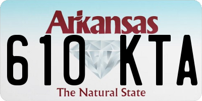 AR license plate 610KTA