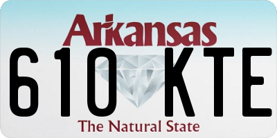 AR license plate 610KTE