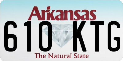 AR license plate 610KTG
