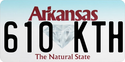 AR license plate 610KTH