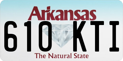 AR license plate 610KTI