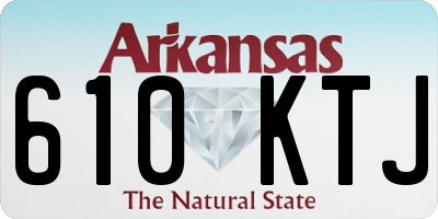 AR license plate 610KTJ