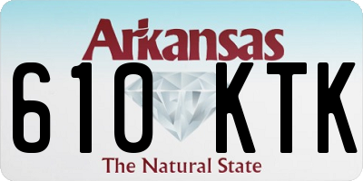 AR license plate 610KTK