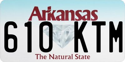 AR license plate 610KTM